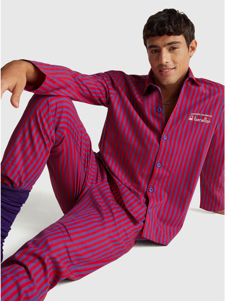 PYJAMA(JACKET+TROUSE Herren image number 3